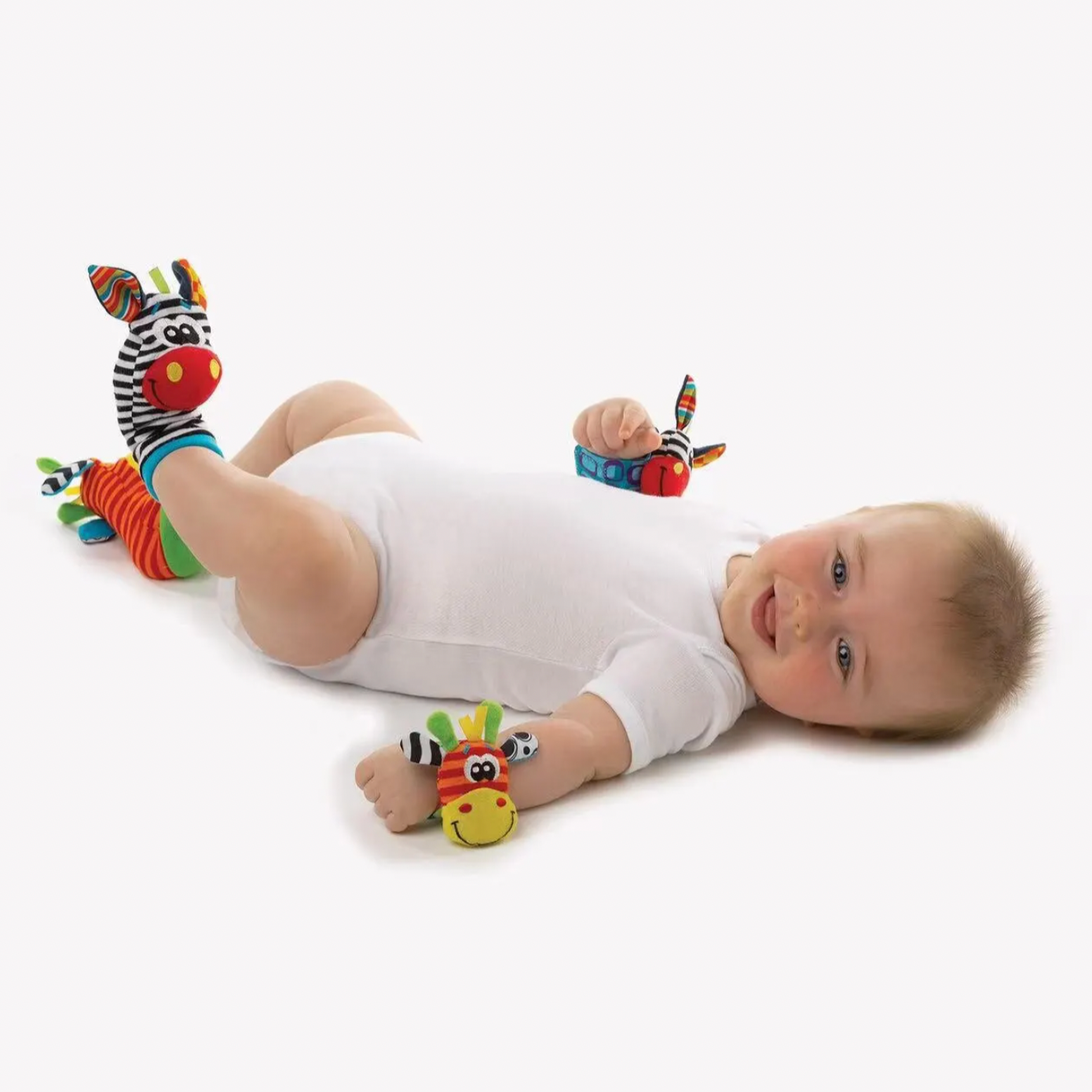 Rattle Socks & Wrist Strap Set