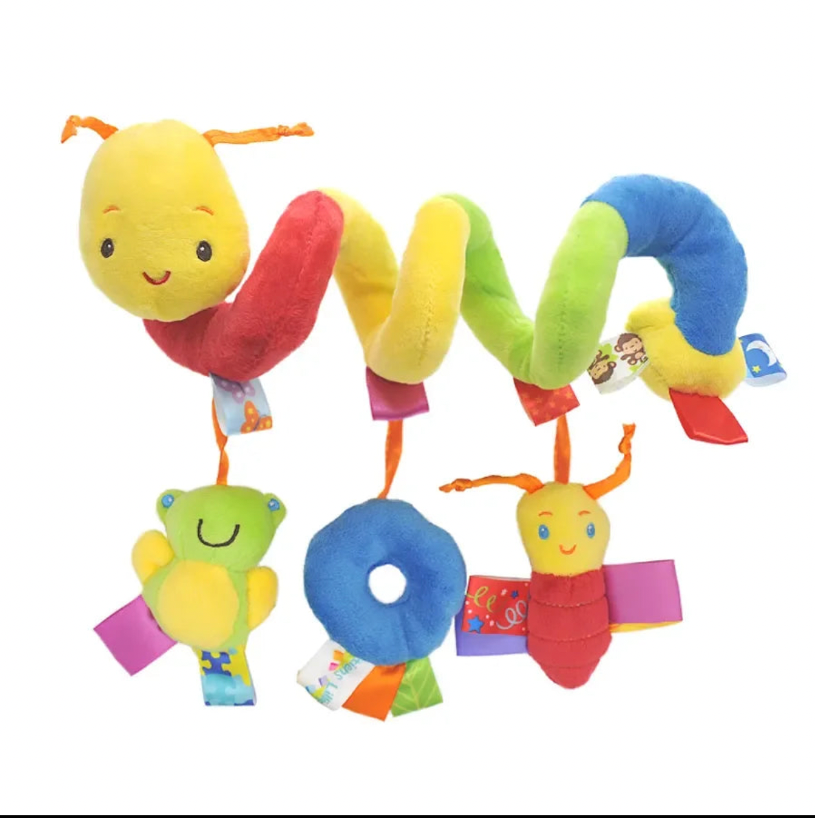 Spiral Hanging Toy – Soft Fun for Crib & Stroller