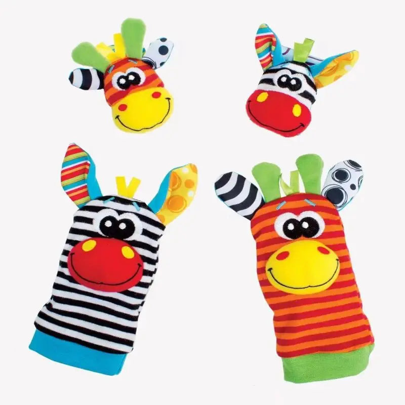 Rattle Socks & Wrist Strap Set