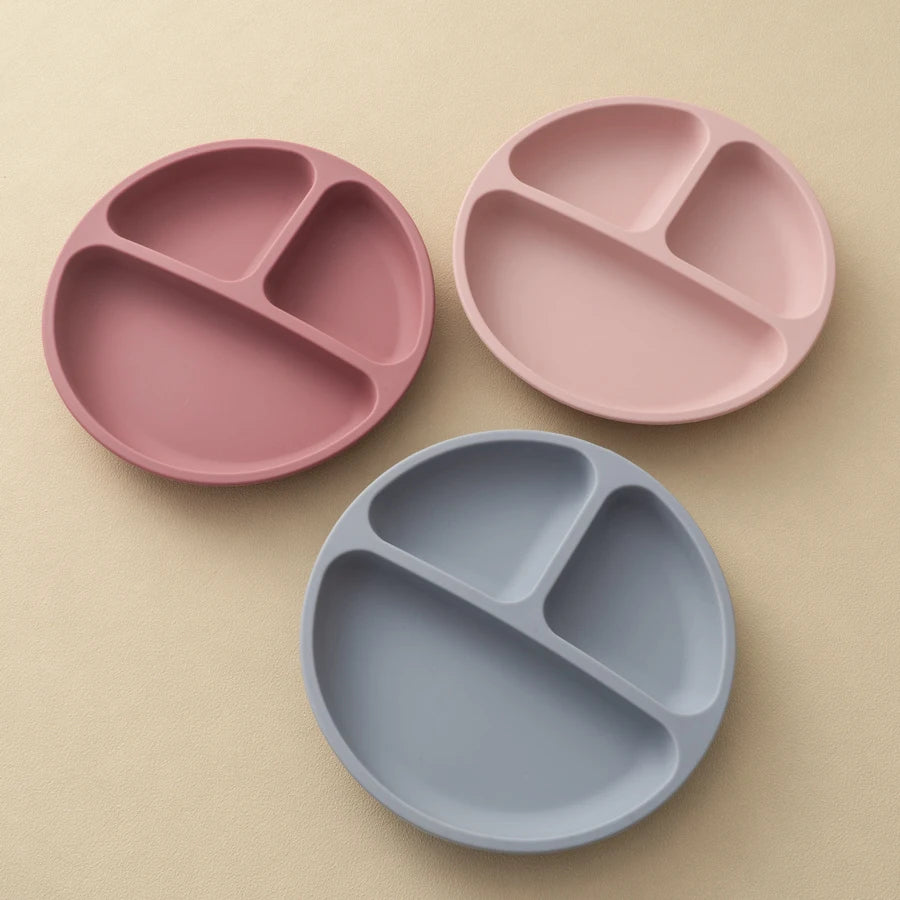 Silicone Suction Plate – No-Slip Mealtime Made Easy