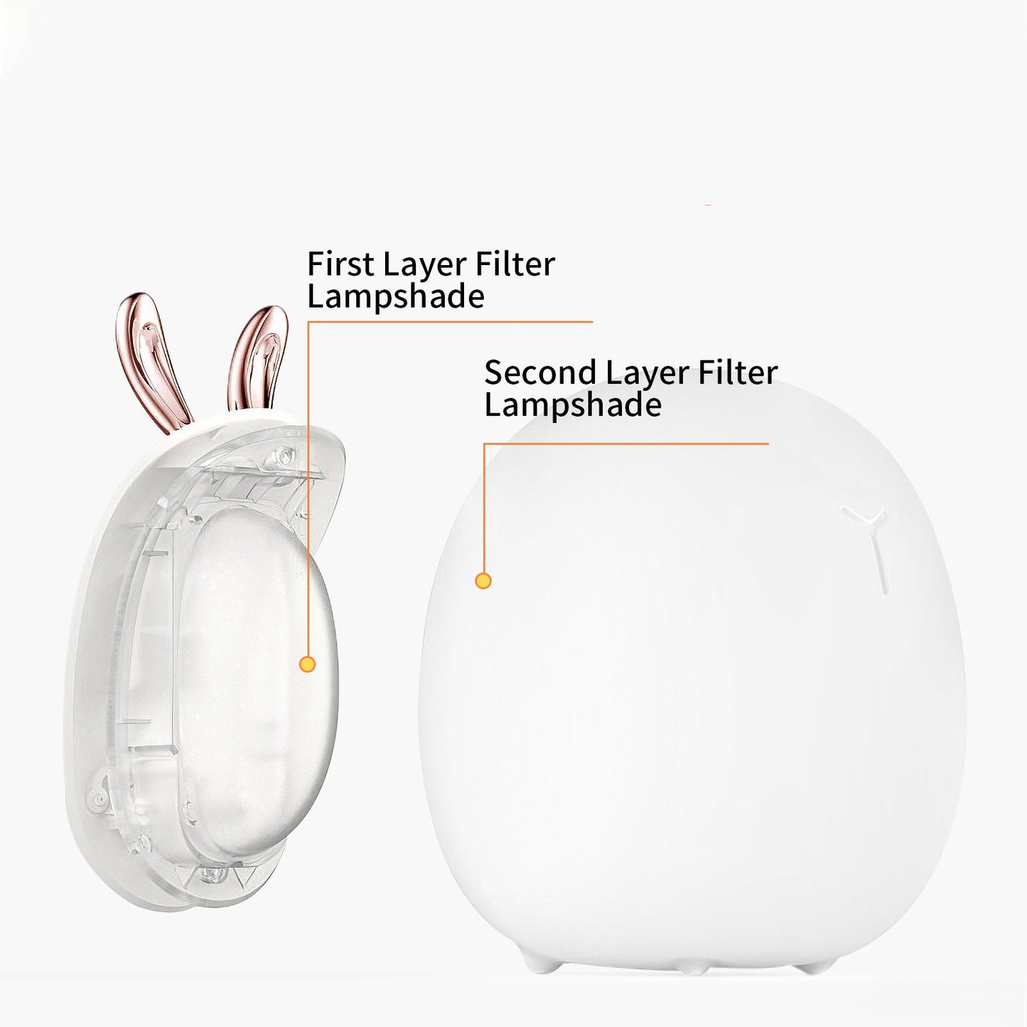 Soft Silicone Adjustable Night Light – Rabbit & Deer Designs