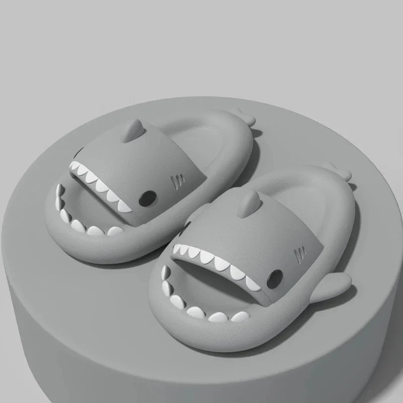 Soft Sole Shark Slippers