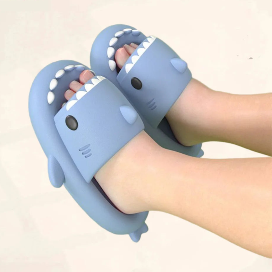 Soft Sole Shark Slippers