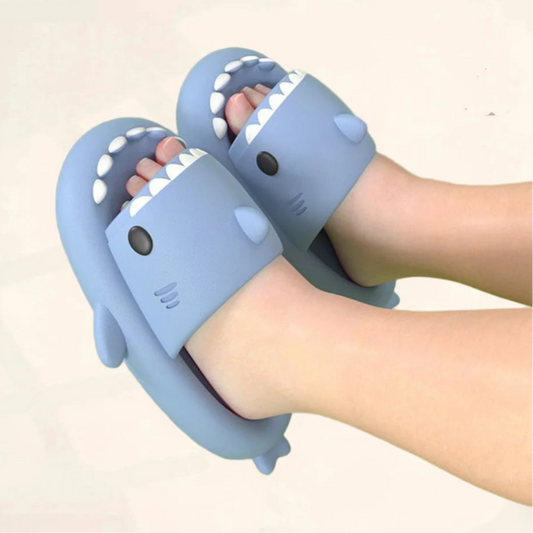 Soft Sole Shark Slippers