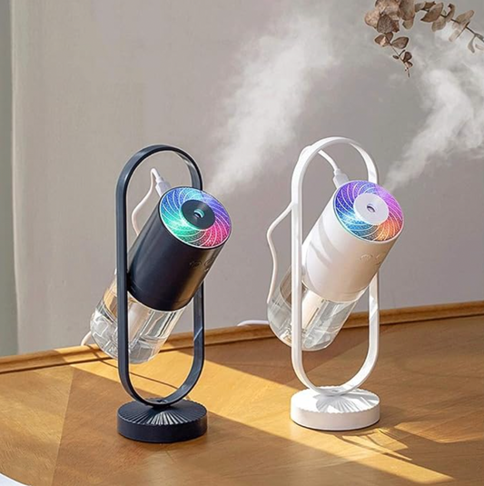 Projection Light Humidifier – USB Powered & Compact