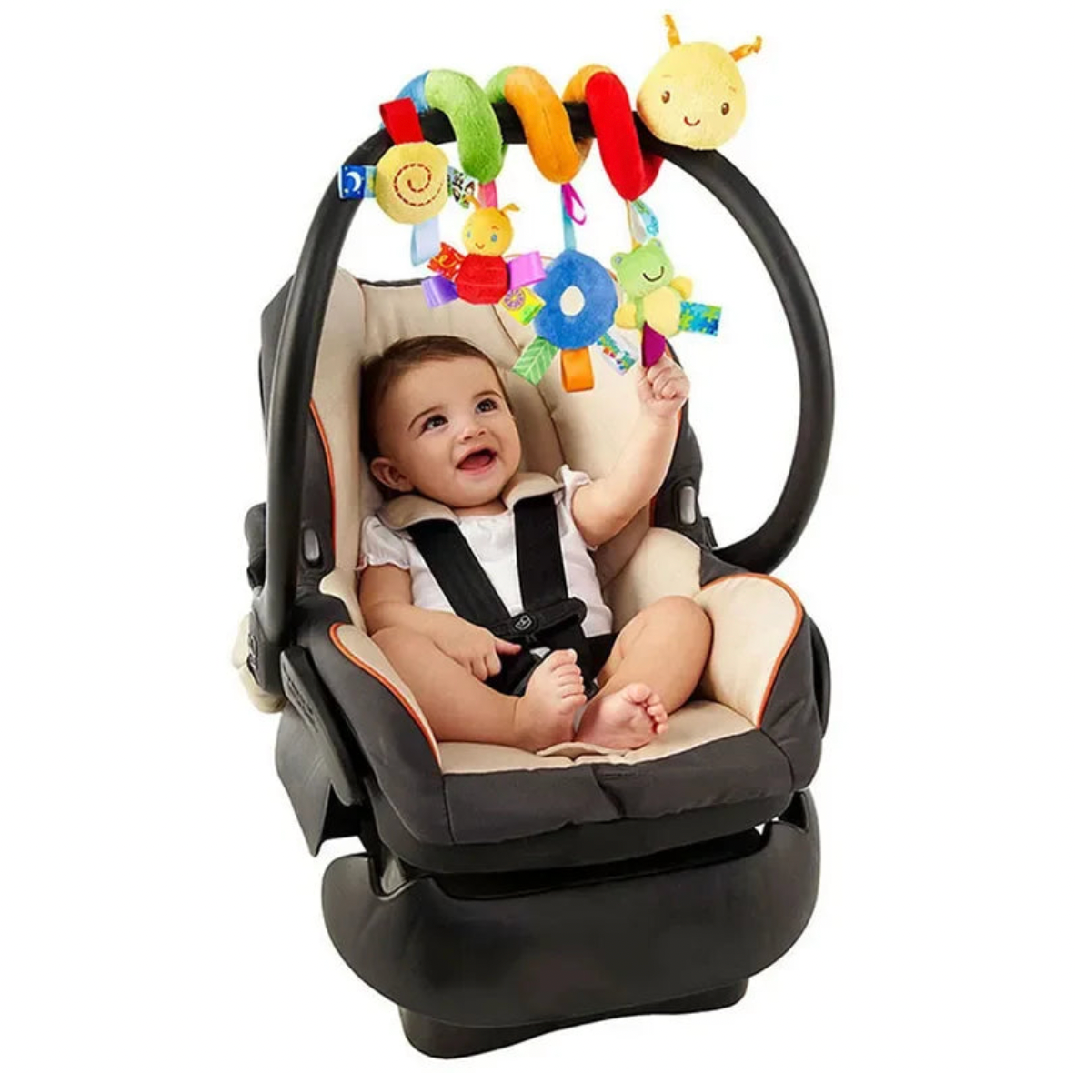 Spiral Hanging Toy – Soft Fun for Crib & Stroller
