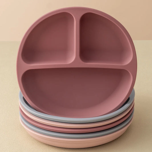 Silicone Suction Plate – No-Slip Mealtime Made Easy