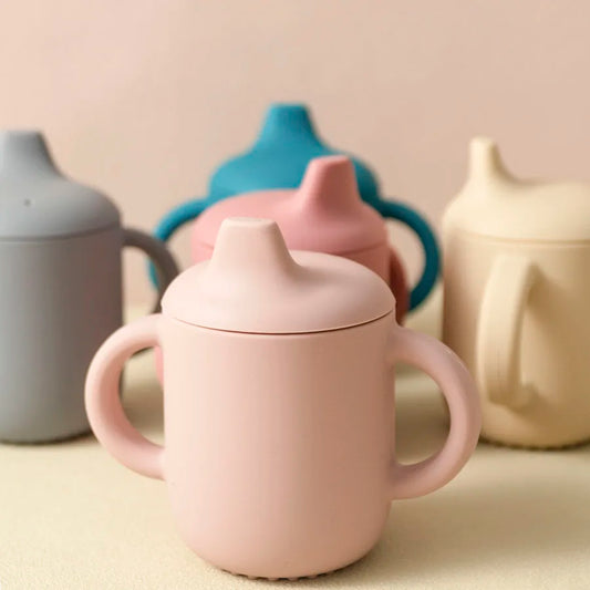 Spill-Proof Silicone Sippy Cup – Soft, Safe, & Simple